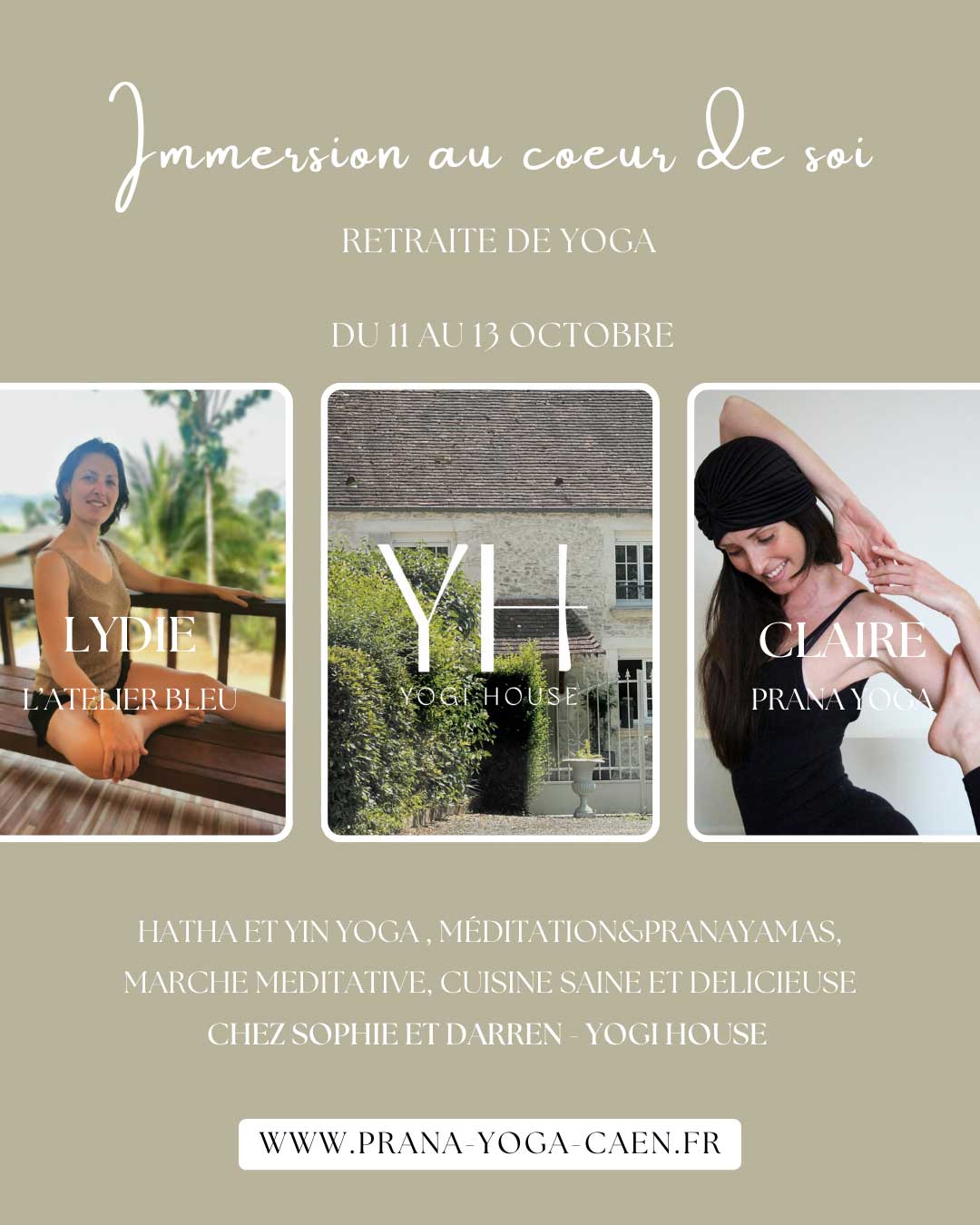 yogi house retraite yoga suisse normande caen