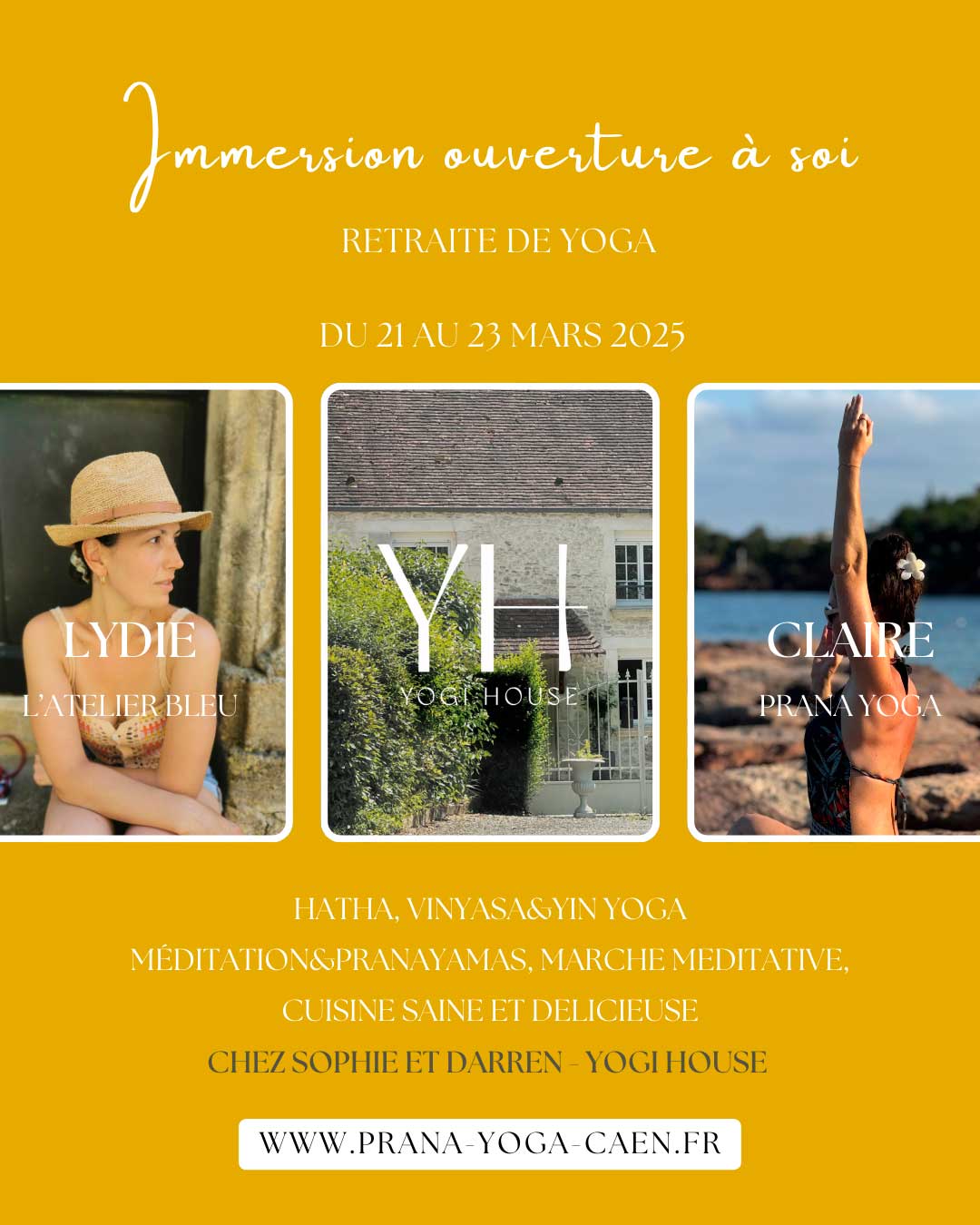 yogi house retraite yoga suisse normande caen